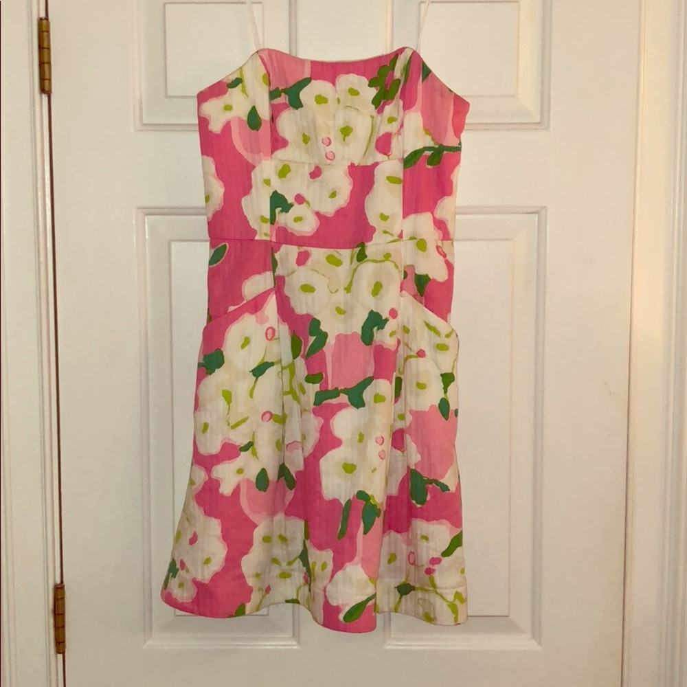 Lilly Pulitzer Pink and Green floral dress